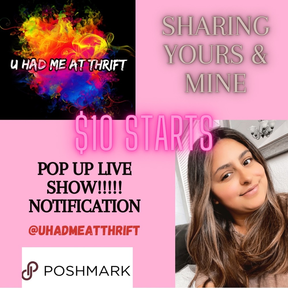 🎉GOING LIVE NOW SHARE SHOW YOURS + MINE🎉 POP-UP - Picture 3 of 6